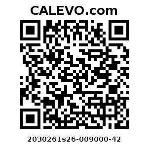 Calevo.com Preisschild 2030261s26-009000-42