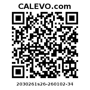 Calevo.com Preisschild 2030261s26-260102-34