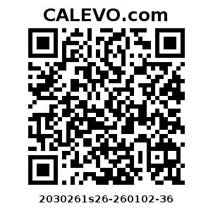 Calevo.com Preisschild 2030261s26-260102-36
