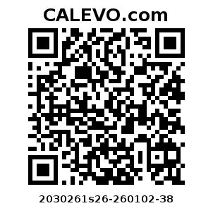 Calevo.com Preisschild 2030261s26-260102-38