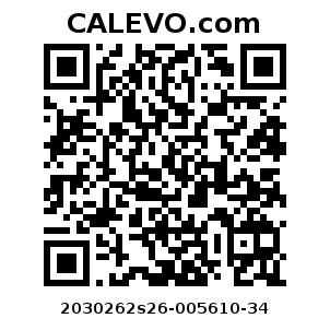 Calevo.com Preisschild 2030262s26-005610-34