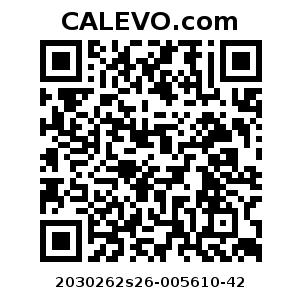 Calevo.com Preisschild 2030262s26-005610-42