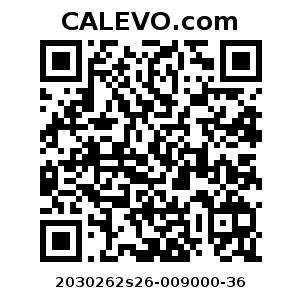 Calevo.com Preisschild 2030262s26-009000-36