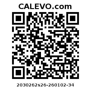 Calevo.com Preisschild 2030262s26-260102-34