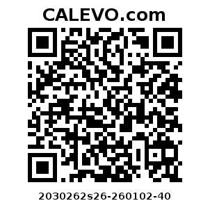 Calevo.com Preisschild 2030262s26-260102-40