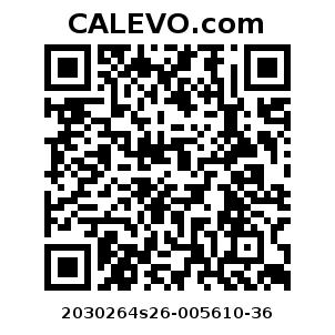 Calevo.com Preisschild 2030264s26-005610-36