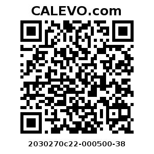 Calevo.com pricetag 2030270c22-000500-38