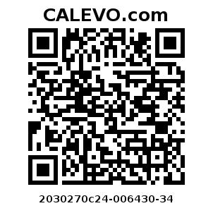 Calevo.com Preisschild 2030270c24-006430-34