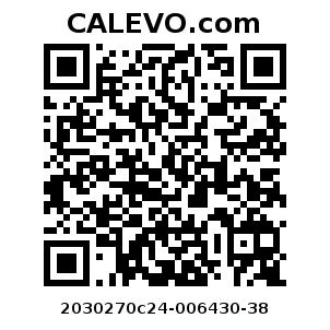 Calevo.com Preisschild 2030270c24-006430-38