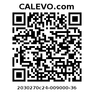 Calevo.com Preisschild 2030270c24-009000-36