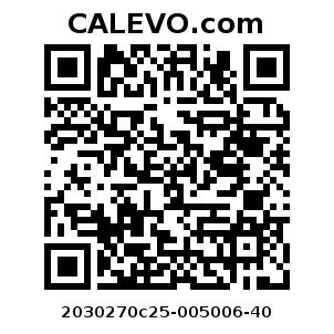 Calevo.com pricetag 2030270c25-005006-40