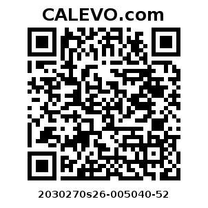 Calevo.com Preisschild 2030270s26-005040-52