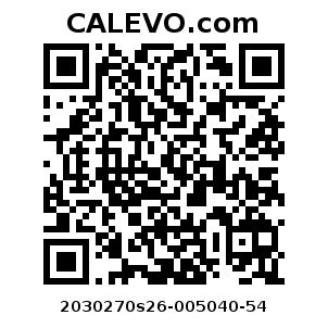 Calevo.com pricetag 2030270s26-005040-54
