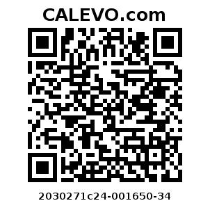 Calevo.com Preisschild 2030271c24-001650-34