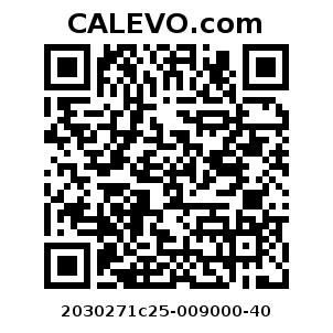 Calevo.com pricetag 2030271c25-009000-40