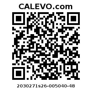 Calevo.com Preisschild 2030271s26-005040-48