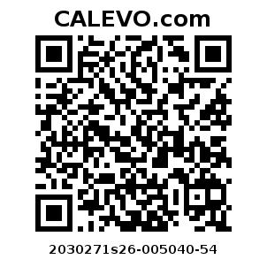 Calevo.com Preisschild 2030271s26-005040-54