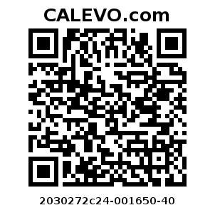 Calevo.com Preisschild 2030272c24-001650-40