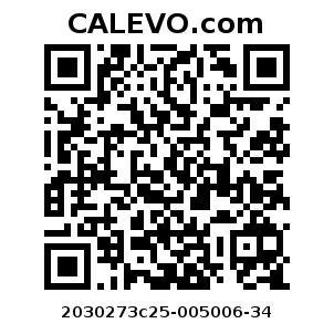Calevo.com Preisschild 2030273c25-005006-34