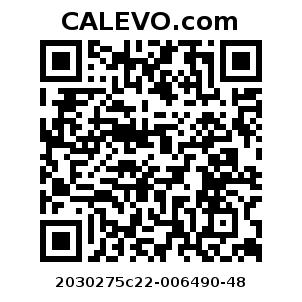 Calevo.com pricetag 2030275c22-006490-48