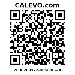 Calevo.com pricetag 2030280s22-005080-44