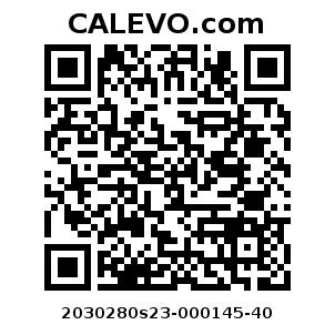 Calevo.com Preisschild 2030280s23-000145-40