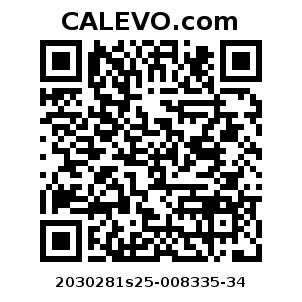 Calevo.com pricetag 2030281s25-008335-34