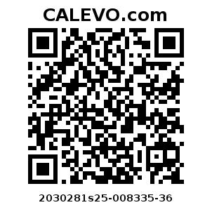 Calevo.com Preisschild 2030281s25-008335-36