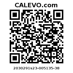 Calevo.com pricetag 2030291s23-005135-38