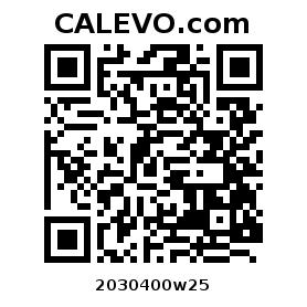 Calevo.com Preisschild 2030400w25