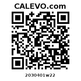 Calevo.com Preisschild 2030401w22