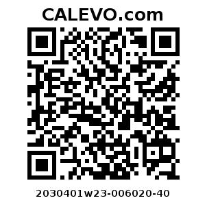 Calevo.com pricetag 2030401w23-006020-40