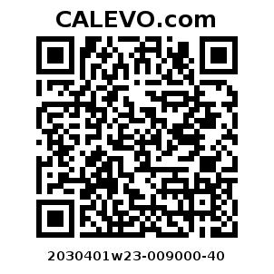 Calevo.com pricetag 2030401w23-009000-40