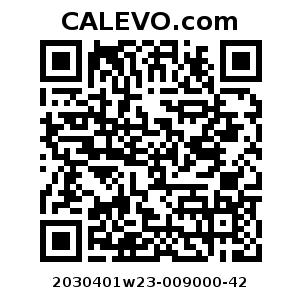 Calevo.com pricetag 2030401w23-009000-42