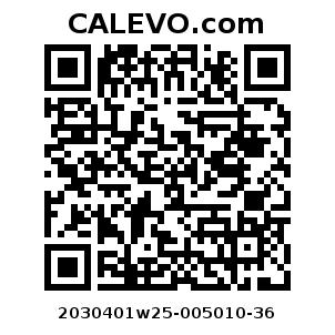 Calevo.com Preisschild 2030401w25-005010-36