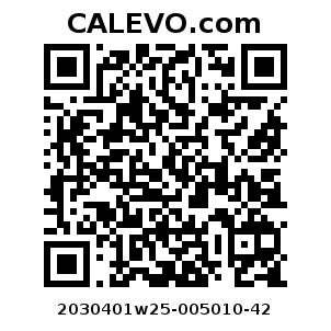 Calevo.com Preisschild 2030401w25-005010-42
