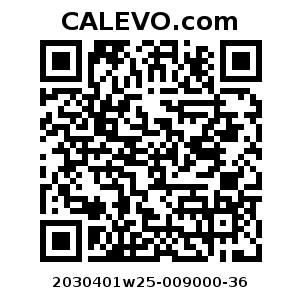 Calevo.com Preisschild 2030401w25-009000-36