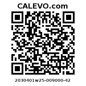 Calevo.com Preisschild 2030401w25-009000-42