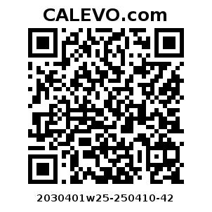 Calevo.com Preisschild 2030401w25-250410-42