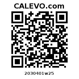 Calevo.com Preisschild 2030401w25