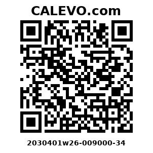 Calevo.com Preisschild 2030401w26-009000-34