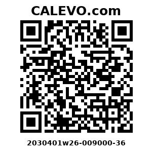 Calevo.com Preisschild 2030401w26-009000-36