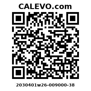 Calevo.com Preisschild 2030401w26-009000-38