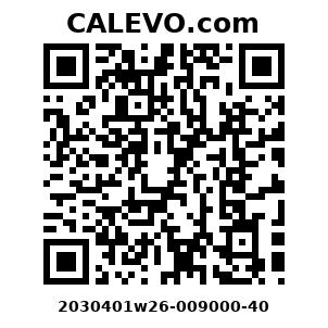 Calevo.com Preisschild 2030401w26-009000-40