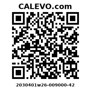 Calevo.com Preisschild 2030401w26-009000-42