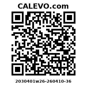 Calevo.com Preisschild 2030401w26-260410-36