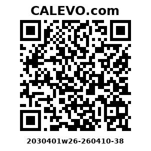 Calevo.com Preisschild 2030401w26-260410-38