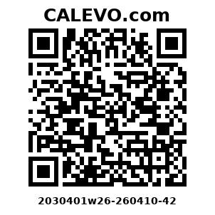 Calevo.com Preisschild 2030401w26-260410-42