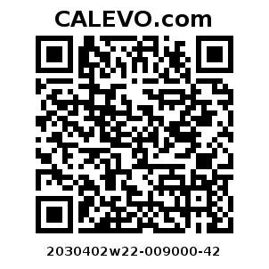 Calevo.com Preisschild 2030402w22-009000-42