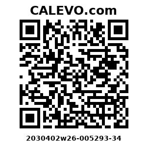 Calevo.com Preisschild 2030402w26-005293-34
